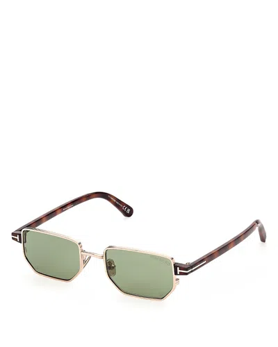 Tom Ford Rectangular Sunglasses, 51mm In Red