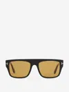 Tom Ford Rectangular Sunglasses In Black