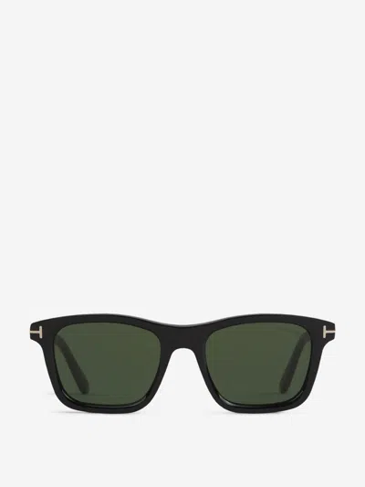 Tom Ford Rectangular Sunglasses In Green