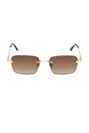 Tom Ford Rectangular Sunglasses In Brown