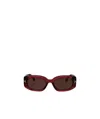Tom Ford Rectangular Sunglasses In Crystal Purple