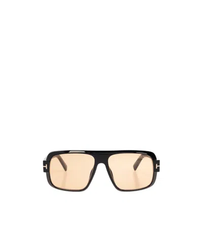 Tom Ford Rectangular Sunglasses In Nude