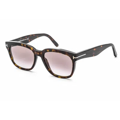 Tom Ford Rectangular Sunglasses With Brown Gradient Lenses (55 Mm)