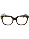 Tom Ford Rectangular Women's Eyeglasses - Ft5537-b In Black