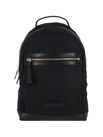 Tom Ford Recycled Nylon Backpack In Black