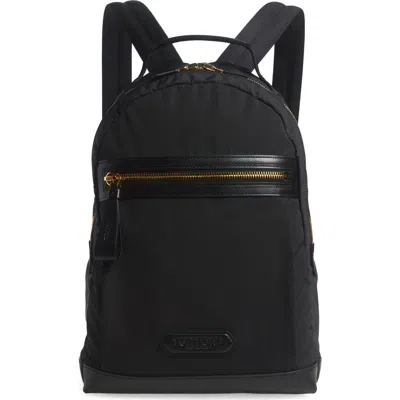 Tom Ford Recycled Nylon Backpack In 1n001 Black