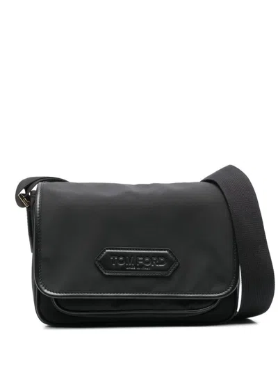 Tom Ford Recycled Nylon Messenger Bag