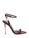 Tom Ford Red Ankle-strap Heels In Multi