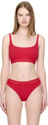 Tom Ford Red Signature Bralette In Red