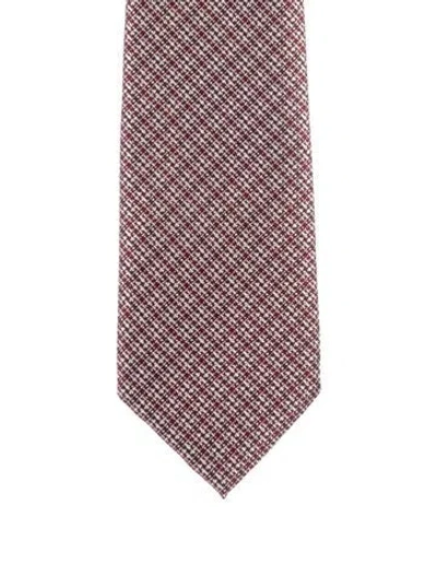 Pre-owned Tom Ford Red Silk Tie