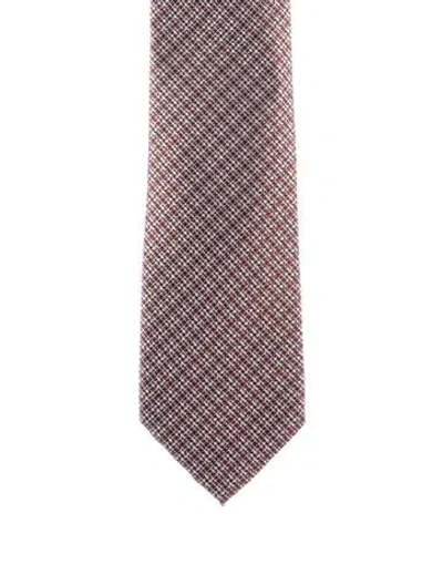 Pre-owned Tom Ford Red Silk Tie