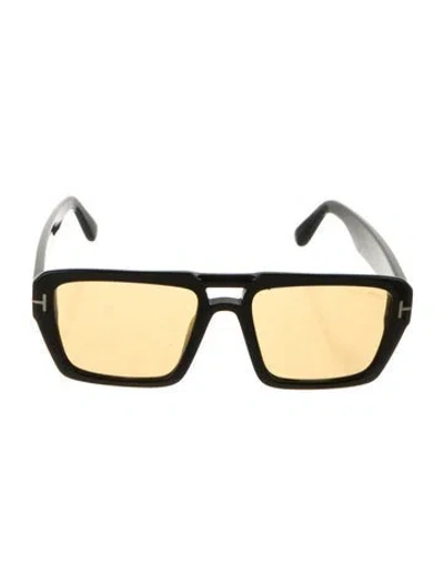 Pre-owned Tom Ford Redford Square Sunglasses In Black