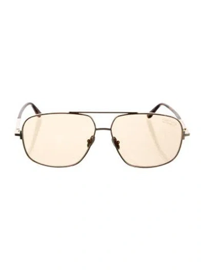 Pre-owned Tom Ford Reggie Aviator Sunglasses