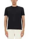 Tom Ford Black Stretch Cotton Crew Neck T-shirt In Black