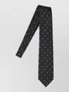 Tom Ford Regular Width Pointed Tip Polka Dot Tie In Black