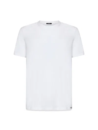 Tom Ford Regular-fit Cotton-modal T-shirt With Stretch In White