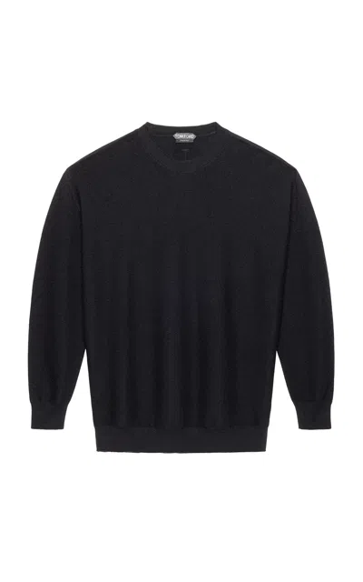 Tom Ford Relaxed Cashmere Sweater In Black