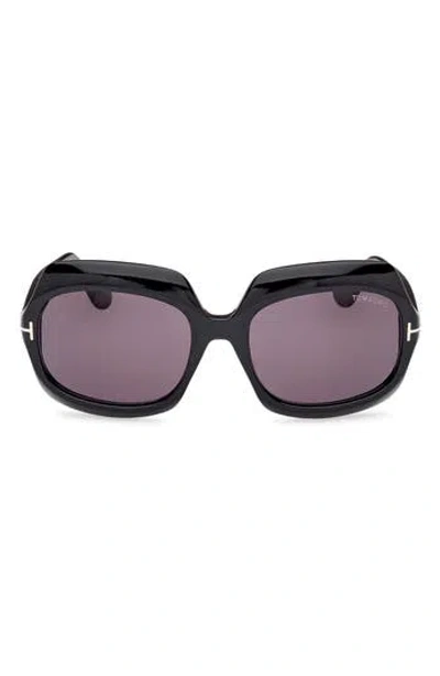 TOM FORD TOM FORD REN 60MM GEOMETRIC SUNGLASSES