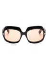 Tom Ford Ren Sunglasses In 黑色