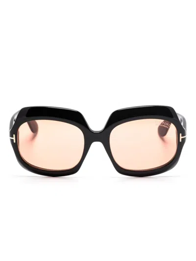 Tom Ford Ren Sunglasses In Black