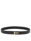 Tom Ford Reversible Belt 30 Mm Belts Brown In Black
