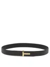 Tom Ford Reversible Belt 30 Mm Belts Brown In Black
