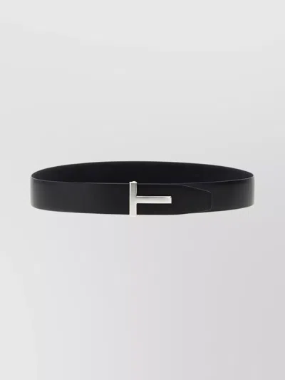 Tom Ford Reversible Belt Adjustable Length In Black