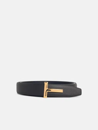 Tom Ford Reversible Brown Leather Belt
