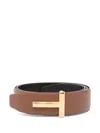 Tom Ford Reversible Calfskin Leather Belt