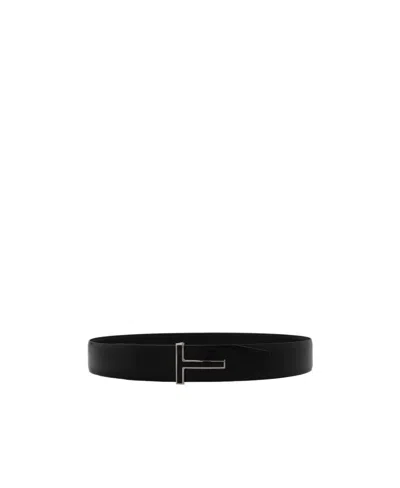 TOM FORD TOM FORD LOGO PLAQUE REVERSIBLE BELT