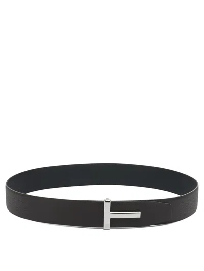 TOM FORD TOM FORD REVERSIBLE "T ICON" BELT