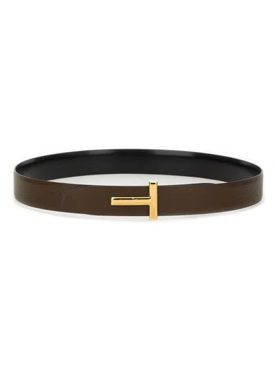TOM FORD REVERSIBLE "T LINE" BELT