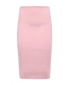 Tom Ford Wool-cashmere Blend Skirt In Pink
