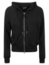 Tom Ford Rib Trim Zipped Hoodie