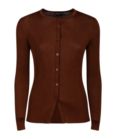 Tom Ford Ribbed Button-up Cardigan