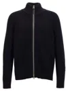 Tom Ford Slim-fit Ribbed Wool And Cashmere-blend Zip-up Cardigan