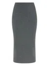 Tom Ford Ribbed Cashmere Midi Pencil Skirt