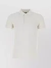 Tom Ford White Polo Shirt With Classic Collar In Cotton Blend Man