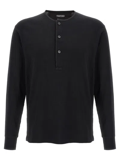 TOM FORD TOM FORD RIBBED COTTON T-SHIRT