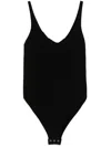 Tom Ford Ribbed Knit Bodysuit In Black