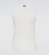Tom Ford Man White Tank Tops In White