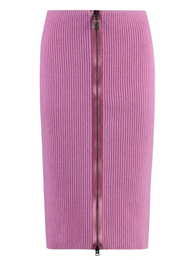 TOM FORD RIBBED-KNIT SKIRT
