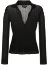 Tom Ford Ribbed Lurex Polo Shirt