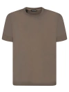 TOM FORD RIBBED MILITARY GREEN T-SHIRT