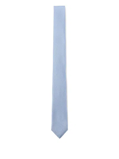 Tom Ford Mulberry Silk Tie Unica In Blue