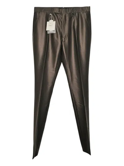 Tom Ford Gerippte Hose In Green