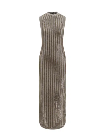 TOM FORD RIBBED WOOL BLEND DRESS