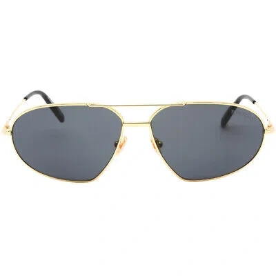 Pre-owned Tom Ford Rickie Ft0771 30a Gold Sunglass In Gray