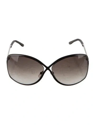 Pre-owned Tom Ford Rickie Oversize Sunglasses In Neutrals