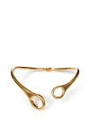 TOM FORD RIGID VINTAGE GOLD-TONED BRASS CHOKER NECKLACE